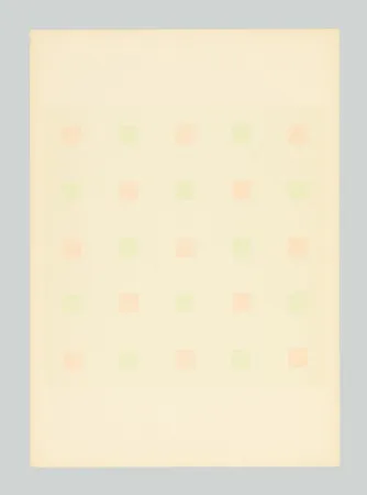 Zeefdruk Calderara - Composizione