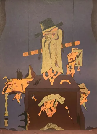 Lithografie Camacho  - Cenizas