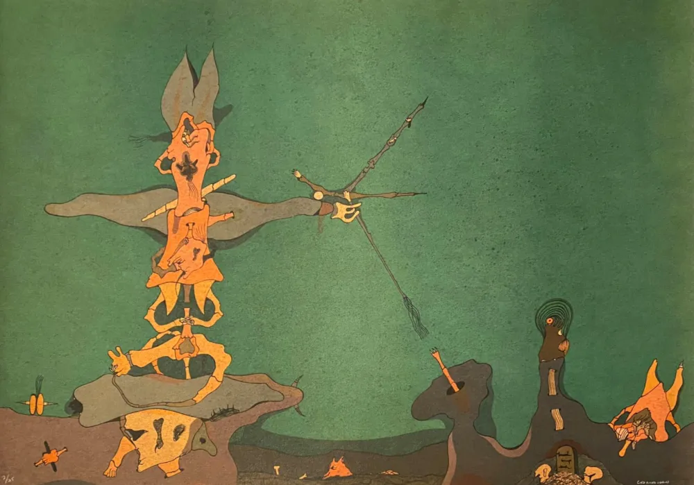 Lithografie Camacho  - Cenizas