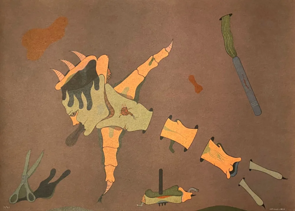 Lithografie Camacho  - Cenizas