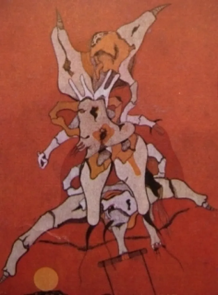 Lithografie Camacho  - Cenizas 4