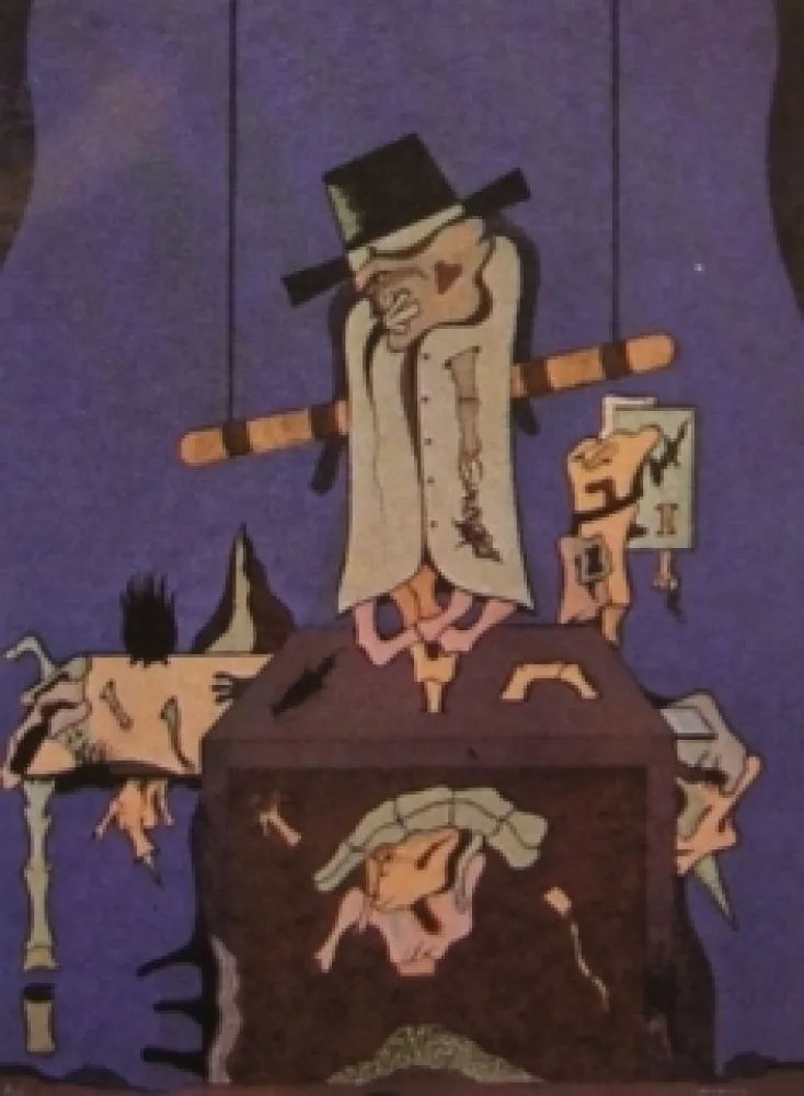 Lithografie Camacho  - Cenizas 8