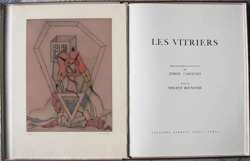 Ets En Aquatint Camacho  - Les Vitriers