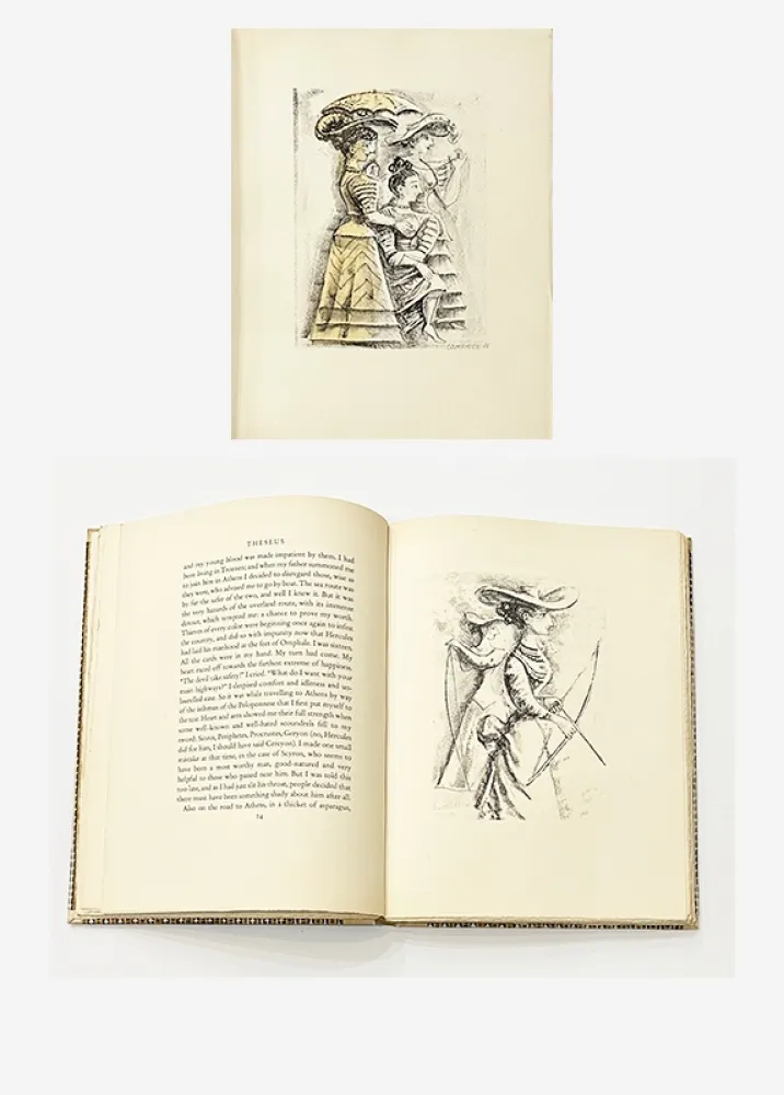 Geïllustreerd Boek Campigli - Theseus