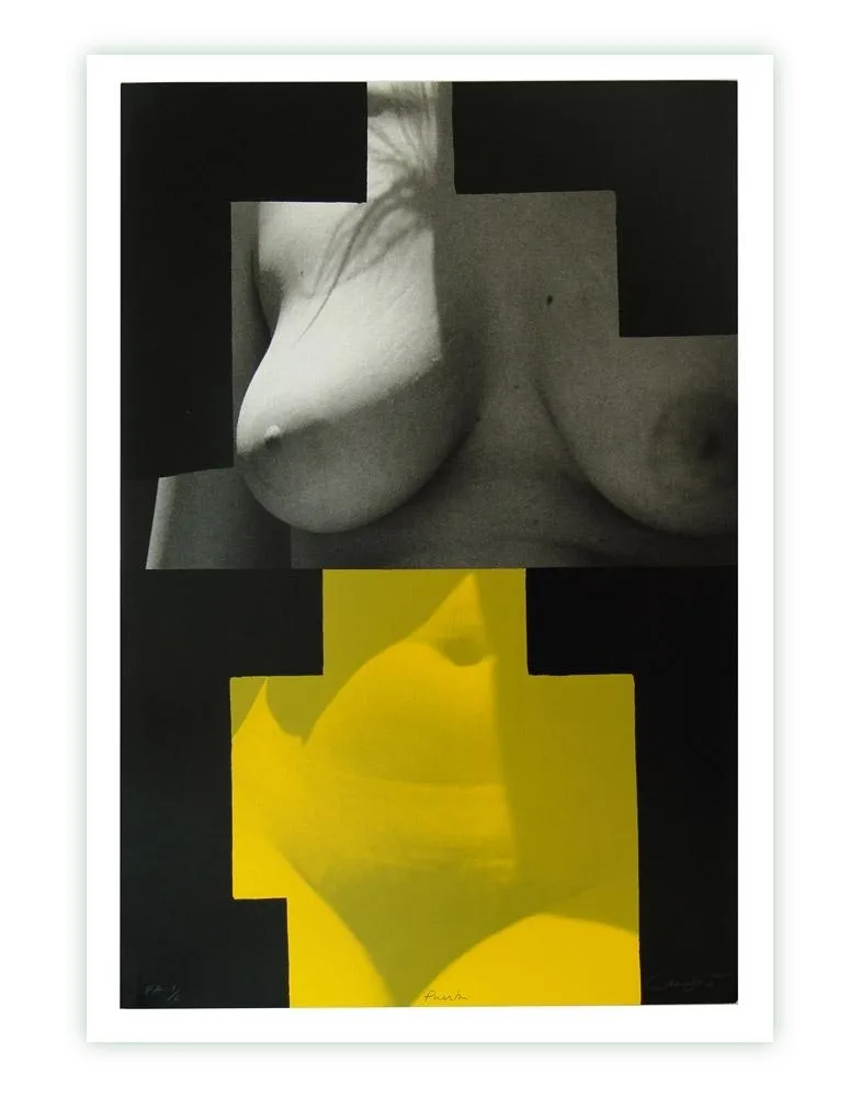 Zeefdruk Canogar - Puerta