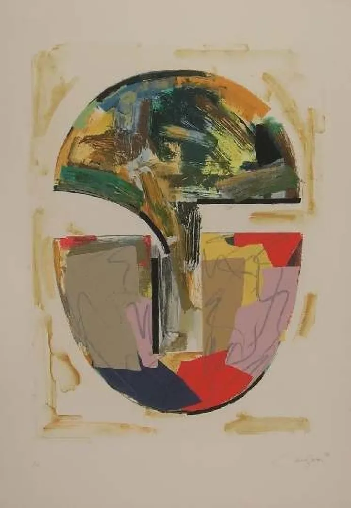 Lithografie Canogar - UNTITLED