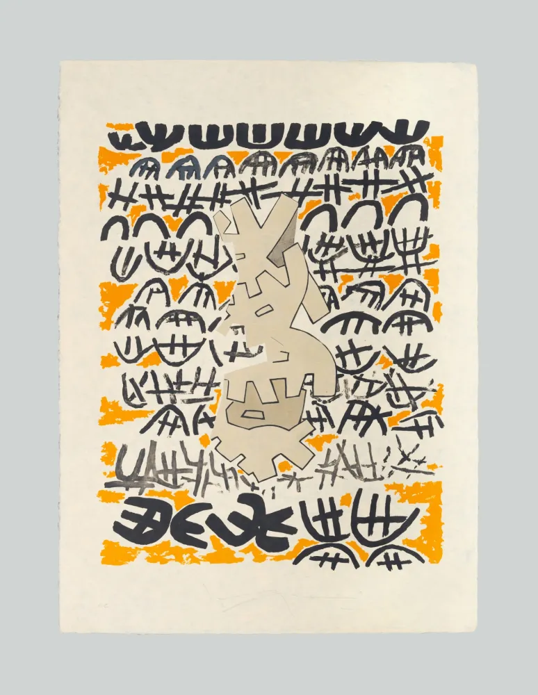 Lithografie Capogrossi - Opale 4