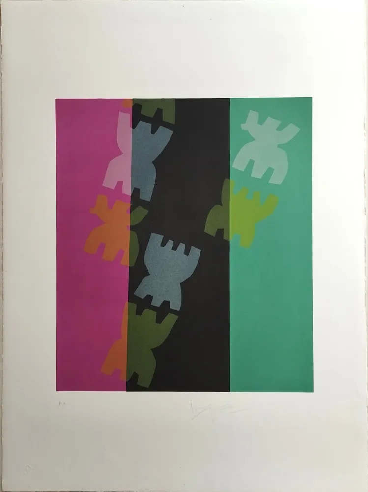 Lithografie Capogrossi - Quarzo 2