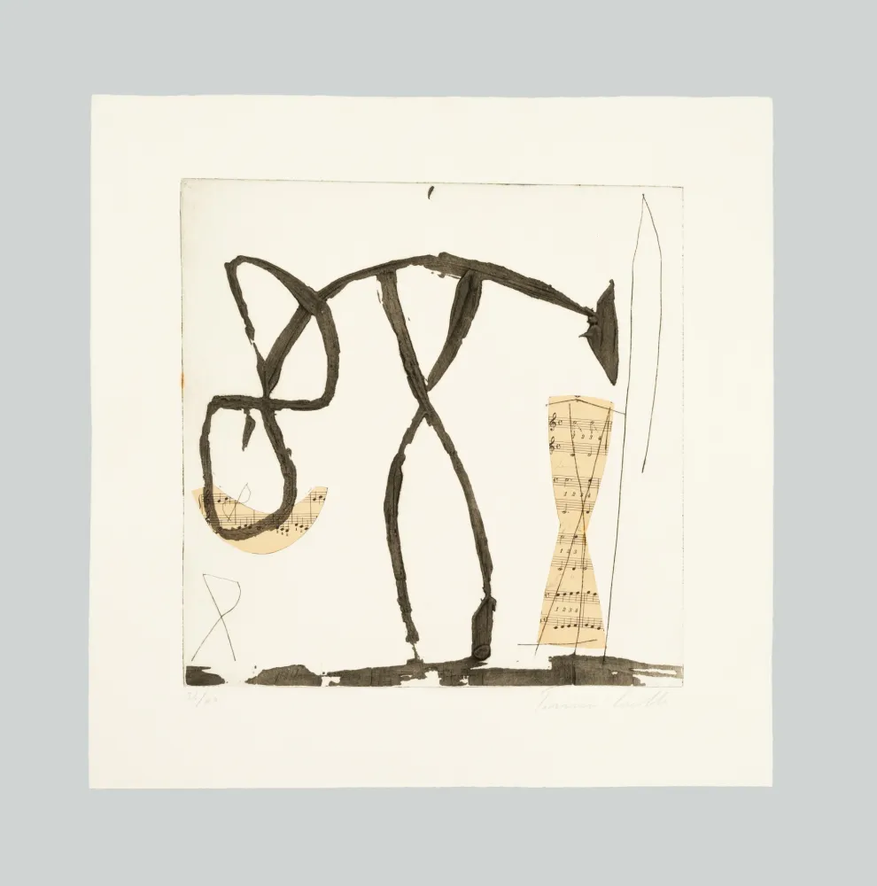 Ets En Aquatint Cascella - Composizione