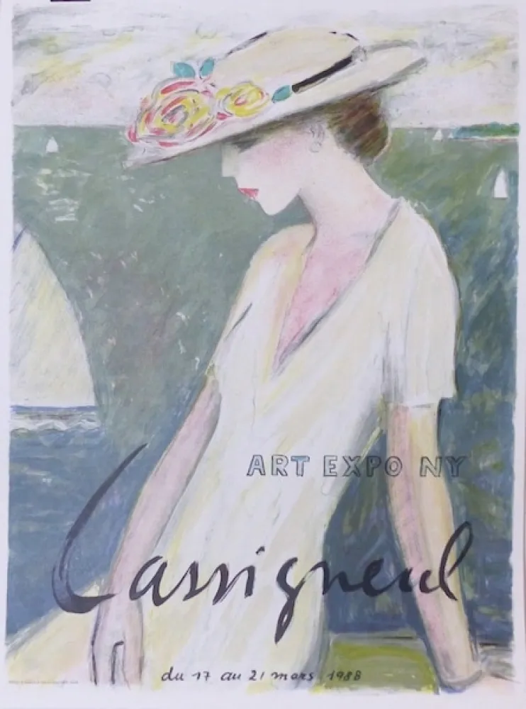 Lithografie Cassigneul  - Le bonheur entrevu