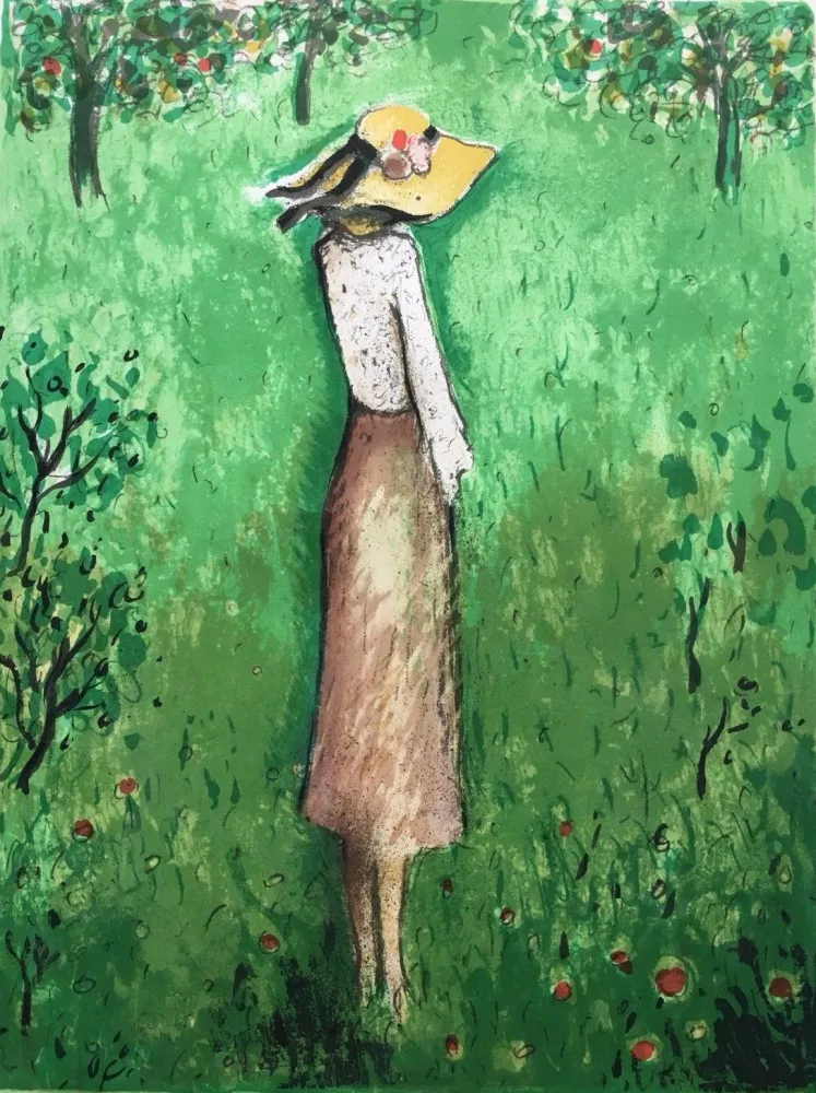 Lithografie Cassigneul  - Les Pommiers