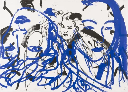 Lithografie Castelli - Revolving Litho