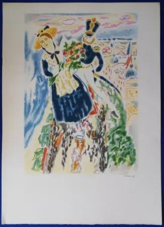 Lithografie Cavailles - Carnaval de Nice