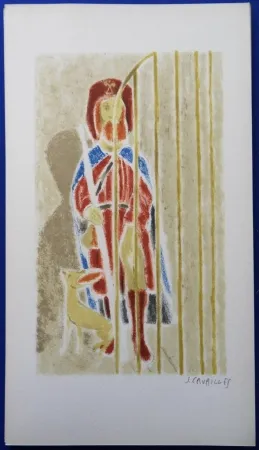 Lithografie Cavailles - Le Pélerin