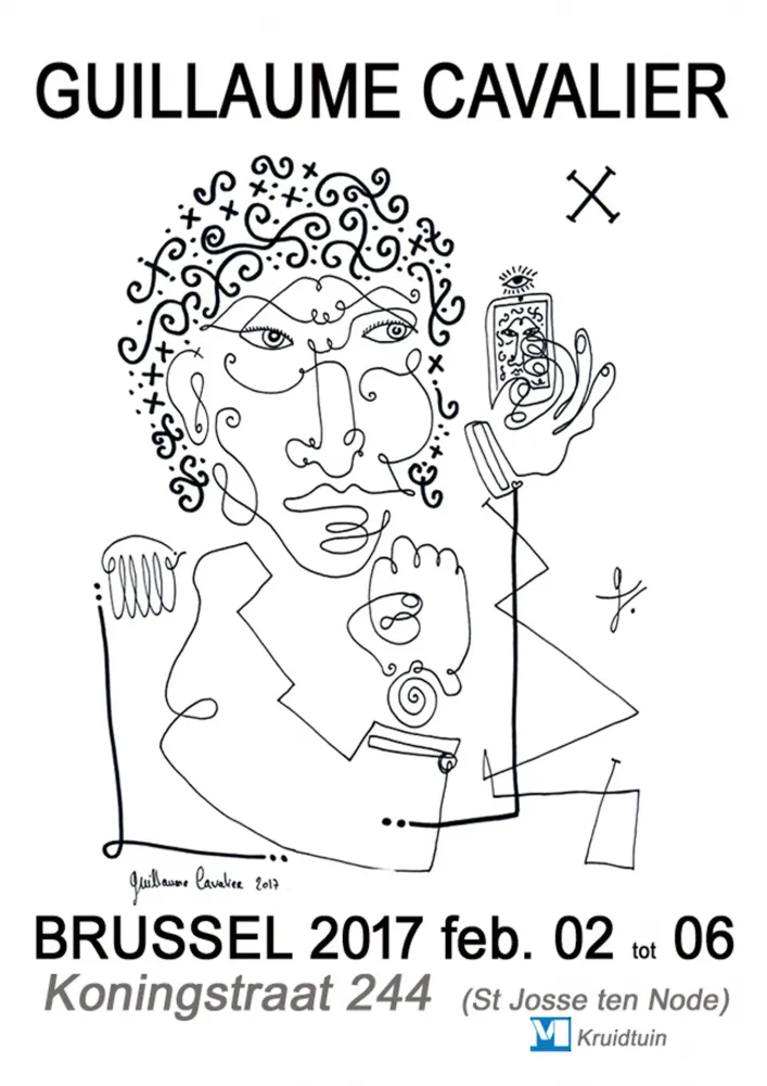 Poster Cavalier - '' Bruxelles 2017 ''