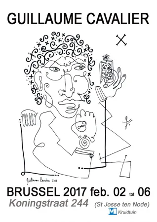 Poster Cavalier - '' Bruxelles 2017 ''