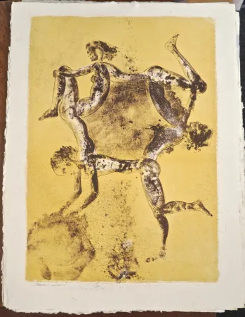 Lithografie Ceniceros - Circulo de baile