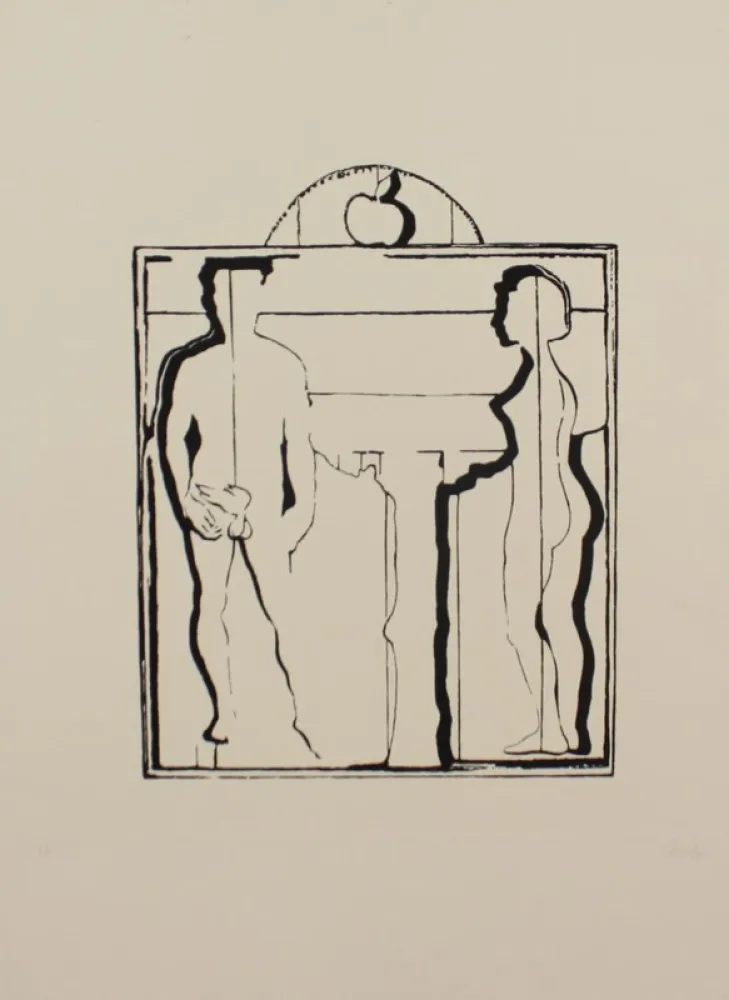 Lithografie Ceroli - SENZA TITOLO
