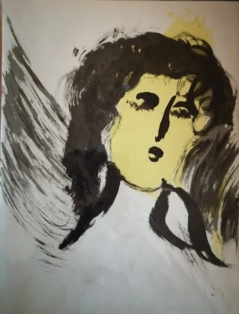 Lithografie Chagall - Ange