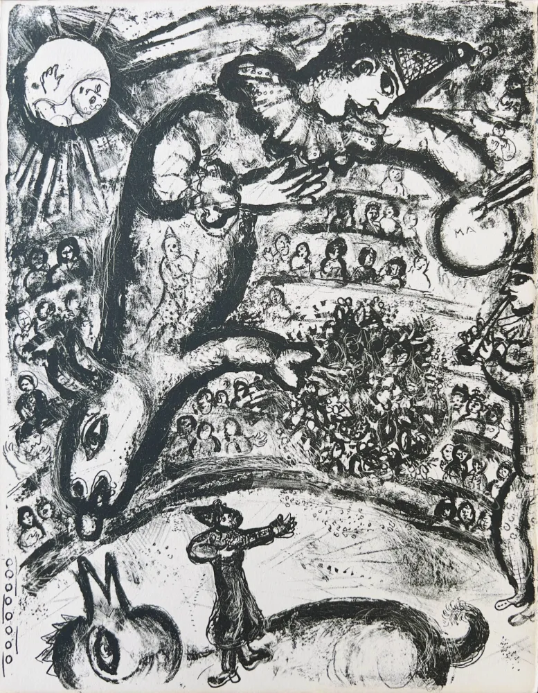 Lithografie Chagall - Cirque