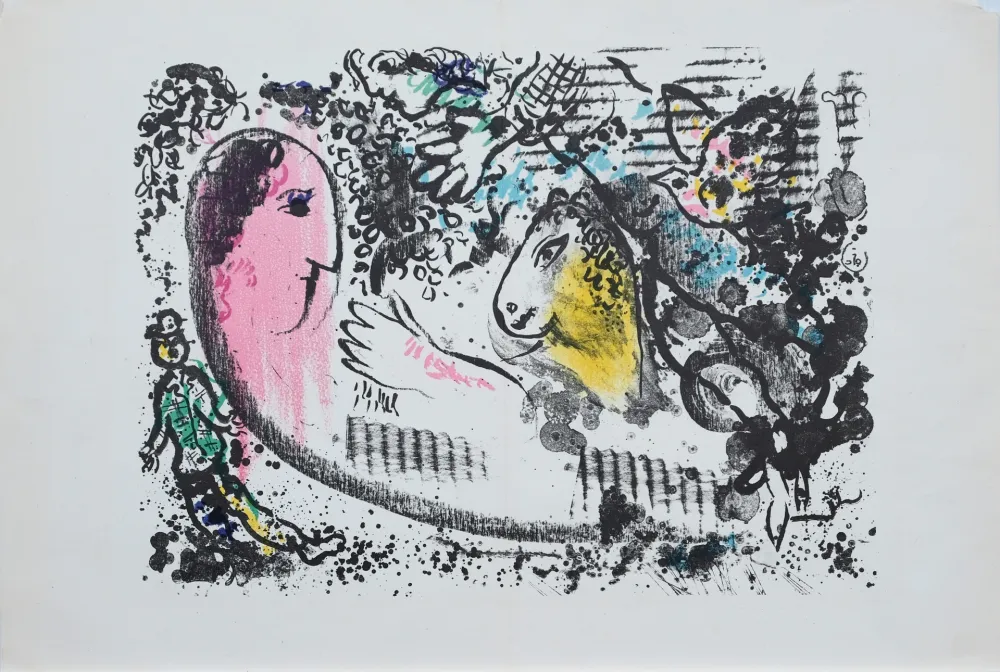 Lithografie Chagall - Derrière le Miroir 182, one page