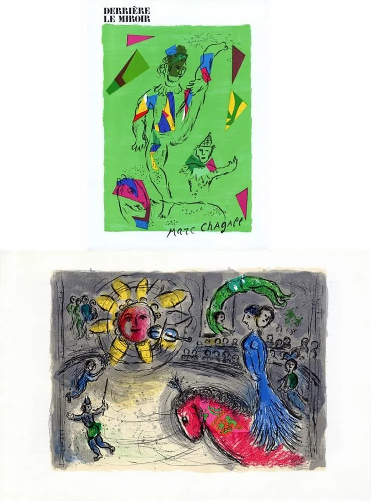 Lithografie Chagall - Derriere le Miroir 235, edition de Luxe, numbered