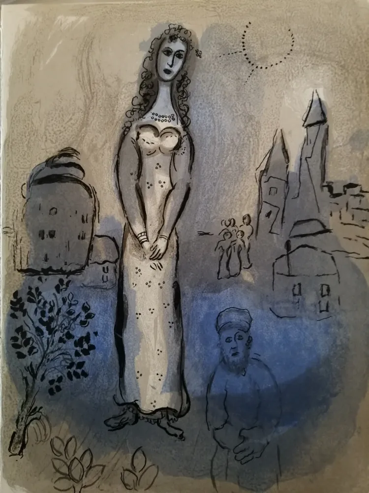 Lithografie Chagall - Esther
