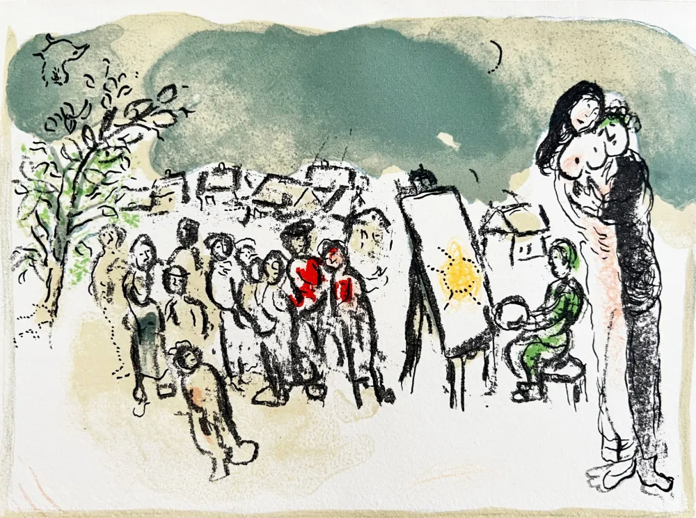 Geen Techniek Chagall - Homage to Julien Cain