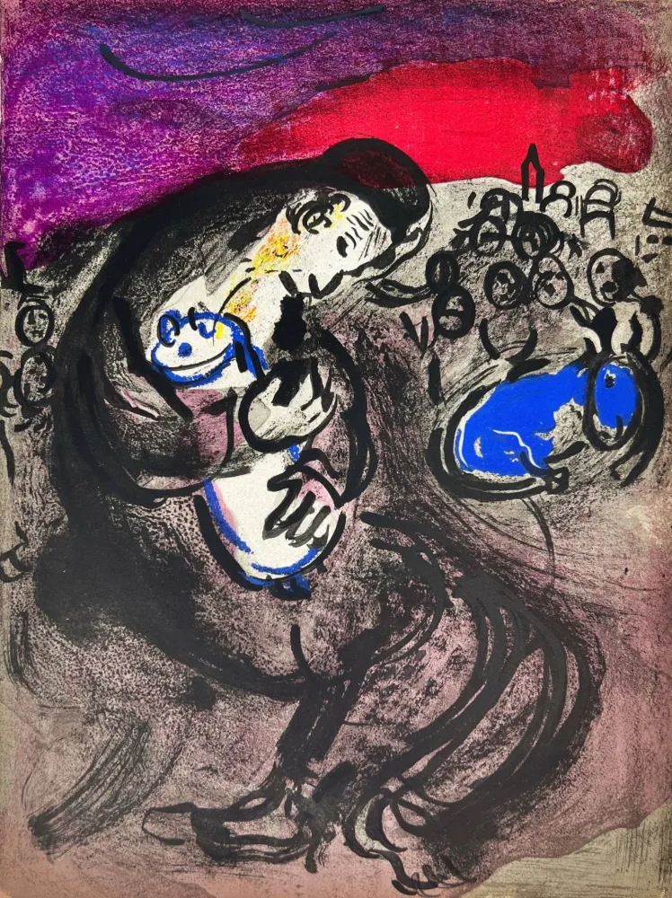 Lithografie Chagall - Jeremiah's lamentations