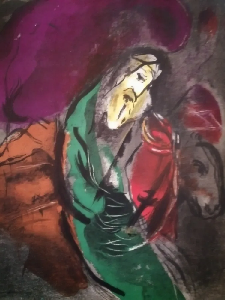 Lithografie Chagall - Jérémie