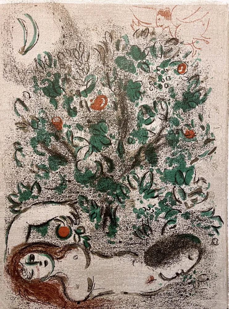 Lithografie Chagall - LE PARADIS (II) (Dessins pour la Bible, 1960)