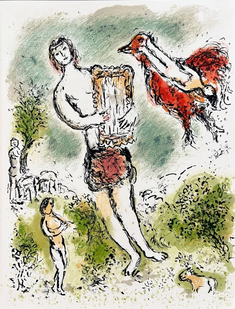 Lithografie Chagall - L'Odyssée, Planche XXXIV