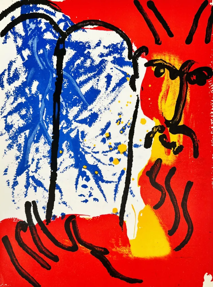 Lithografie Chagall - Moses I