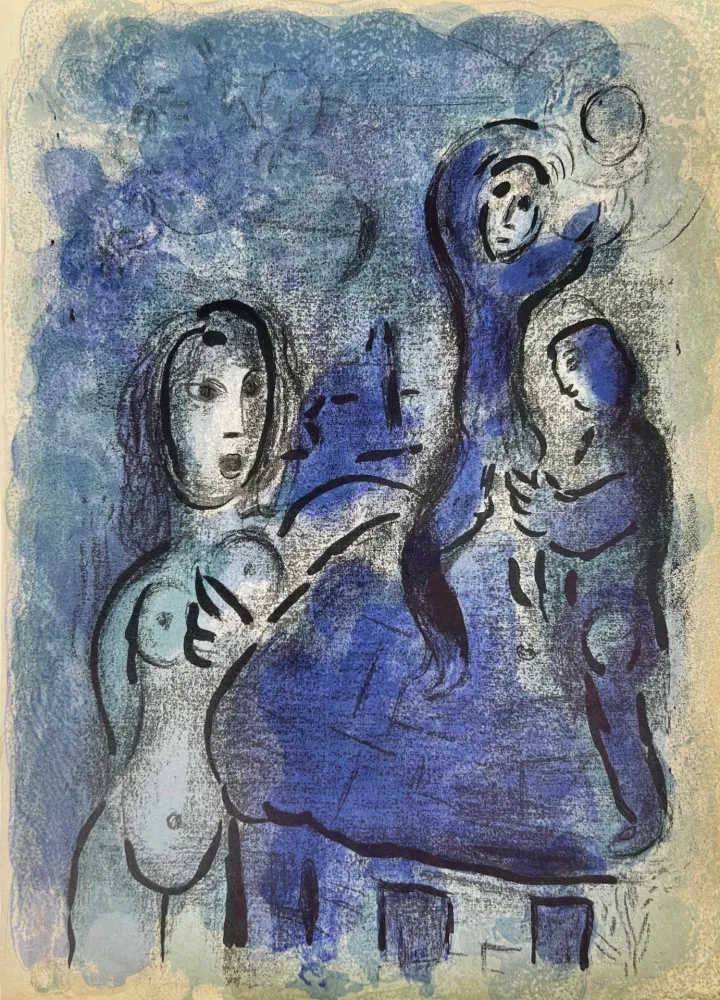Lithografie Chagall - Rahab and the Spies of Jericho