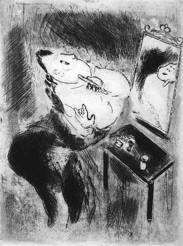 Ets Chagall - Tchitchikov se rase