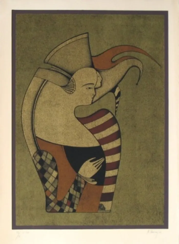 Lithografie Chemiakin - Untitled