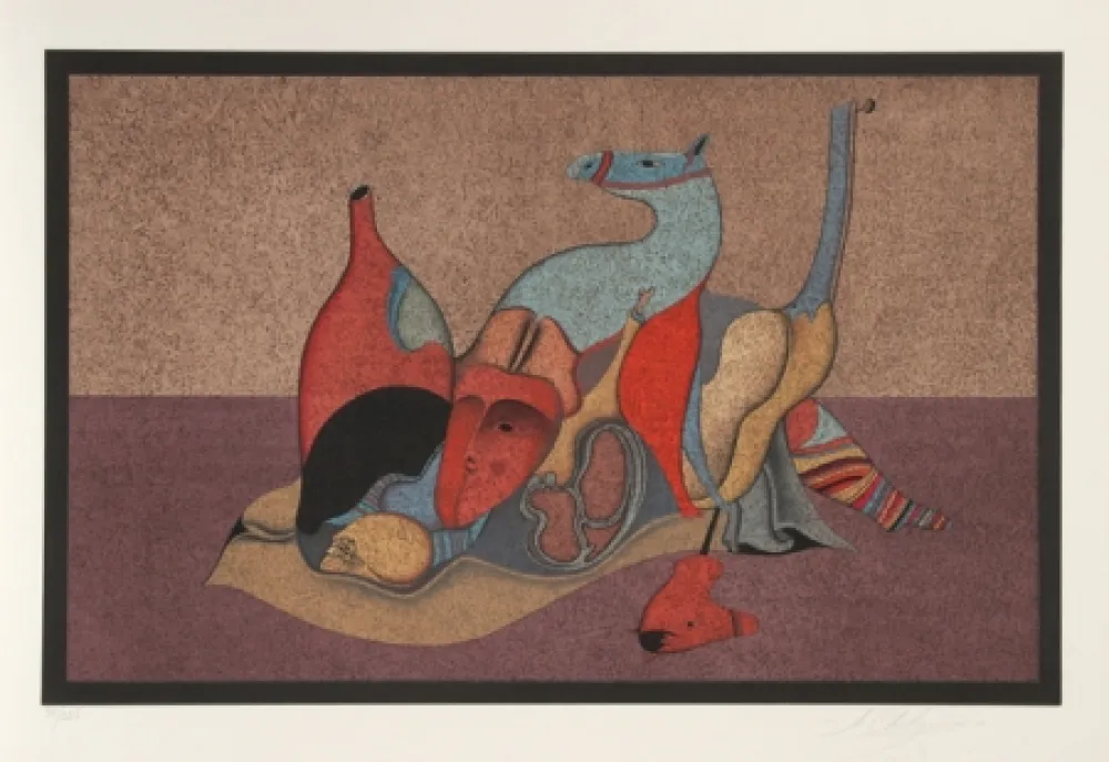 Lithografie Chemiakin - Untitled V