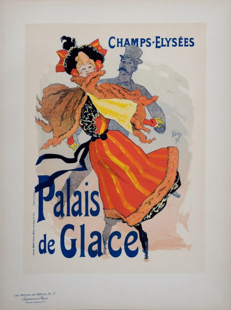 Lithografie Cheret - Les Palais de Glace, Les Maitres de L’Affiche