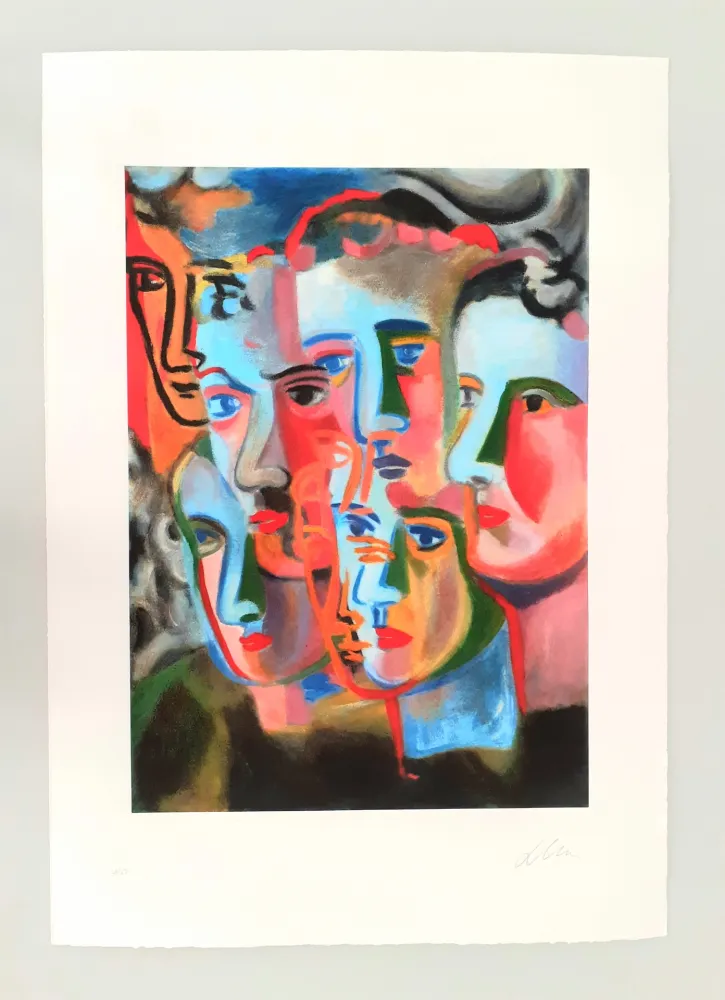 Ets En Aquatint Chia - Enigma dei volti