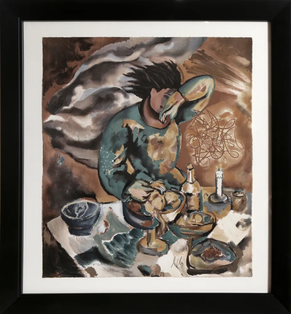 Lithografie Chia - Untitled - Dinner Table