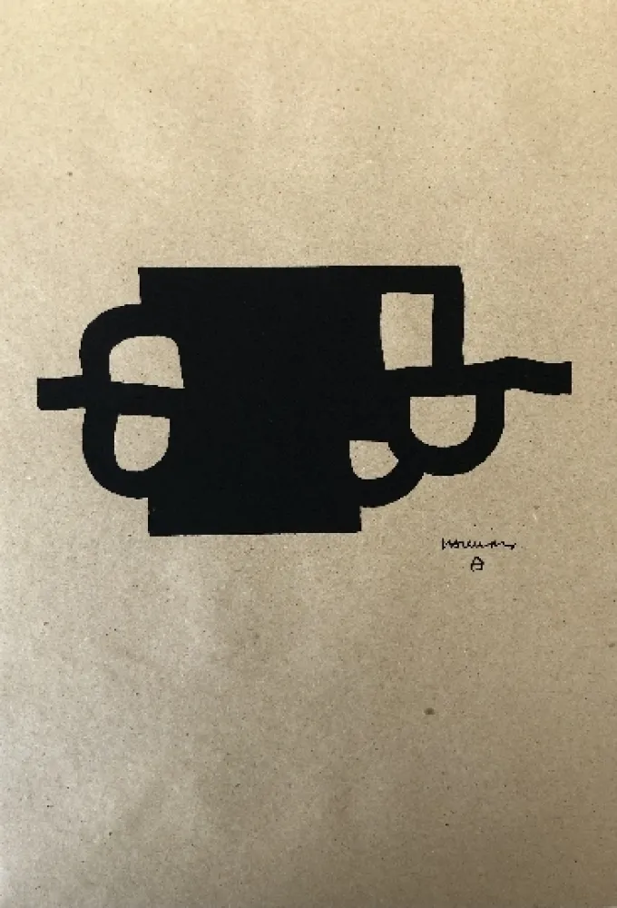 Zeefdruk Chillida - Antzo II