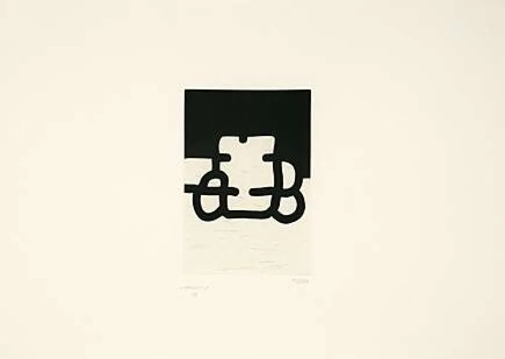 Aquatint Chillida - Antzo VIII