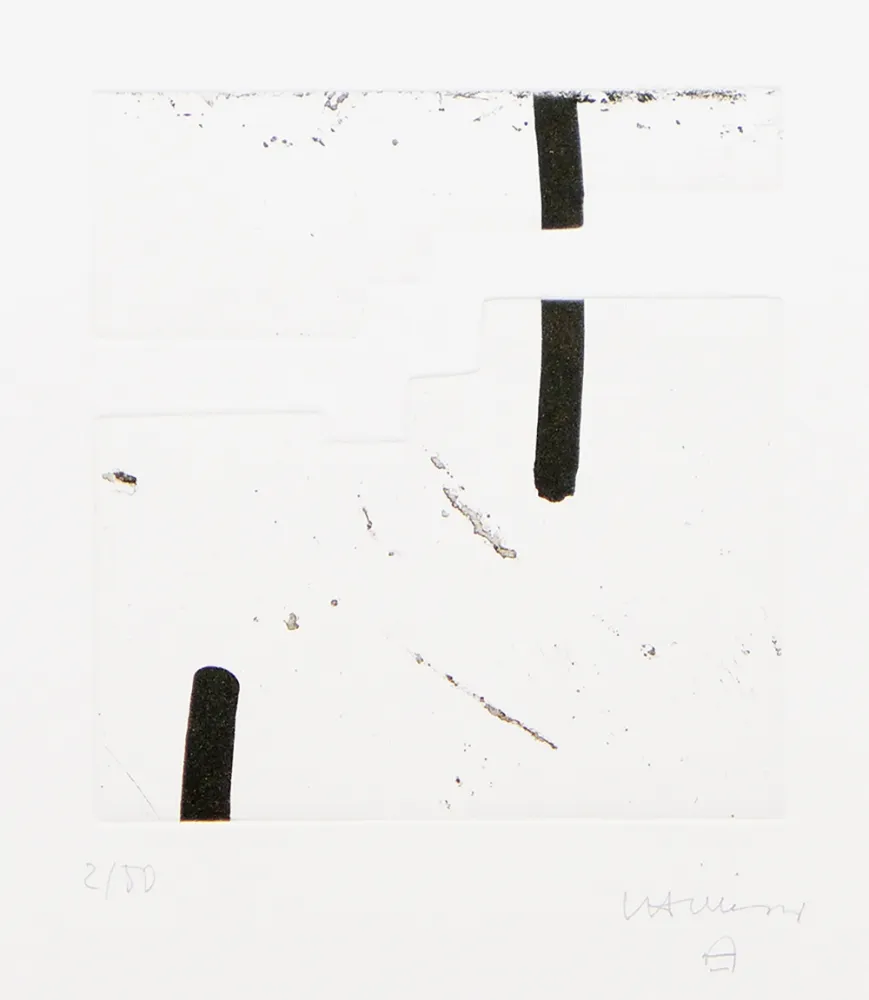 Ets En Aquatint Chillida - Argi V