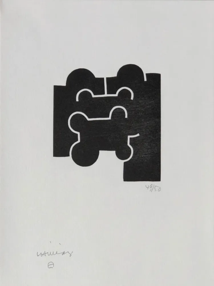 Gravure Chillida - Cioran XXV