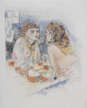 Lithografie Chimot - Colette, l'Envers du Music-Hall,