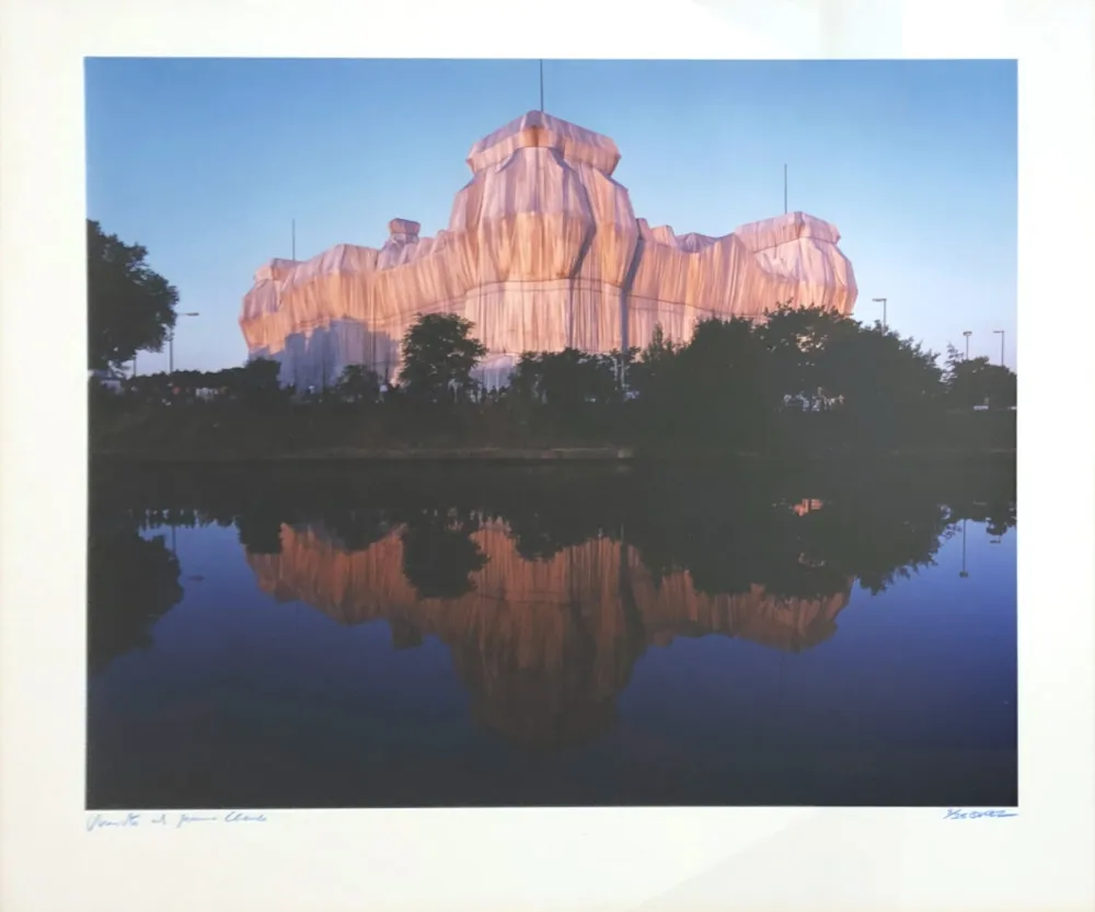 Fotografie Christo - Wrapped Reichstag/Berlin Nachmittag