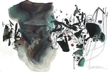 Lithografie Chu Teh Chun  - Composition