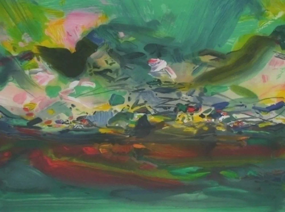 Lithografie Chu Teh Chun  - Sans titre