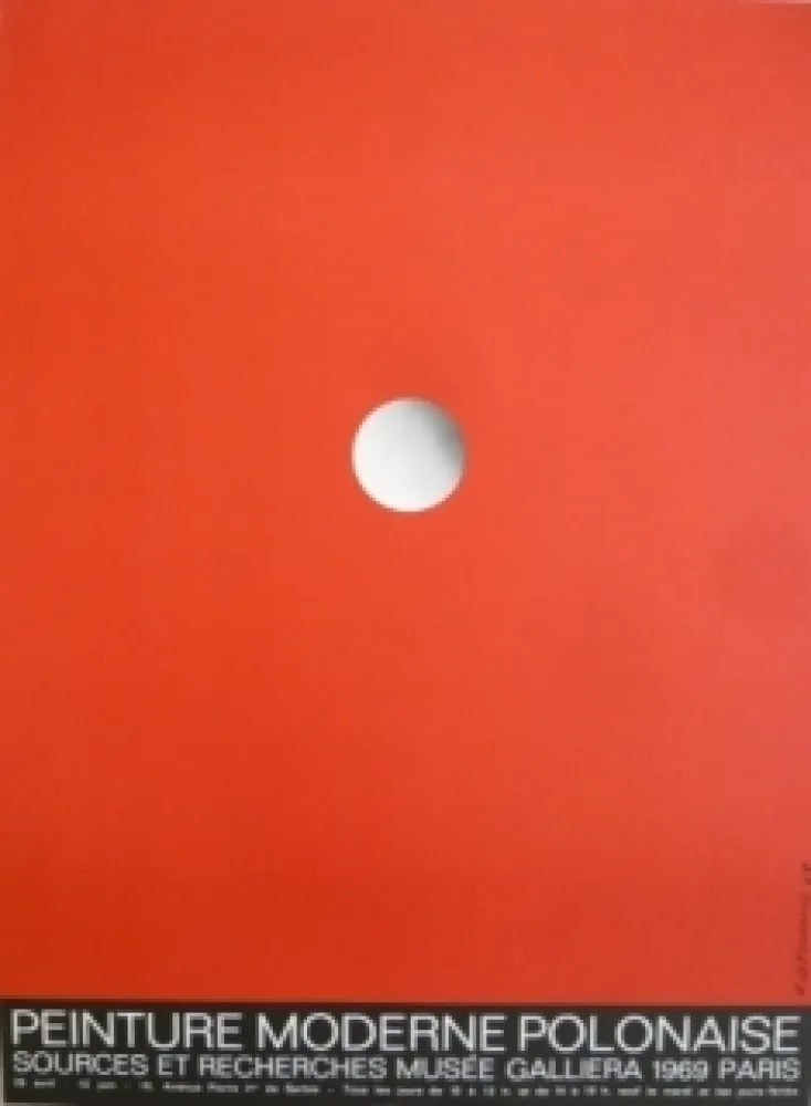 Poster Cieslewicz  - Affiche Musée Galliera