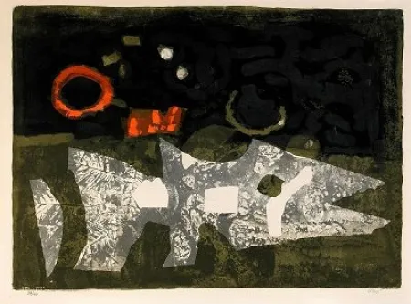 Lithografie Clavé - Le Carpe